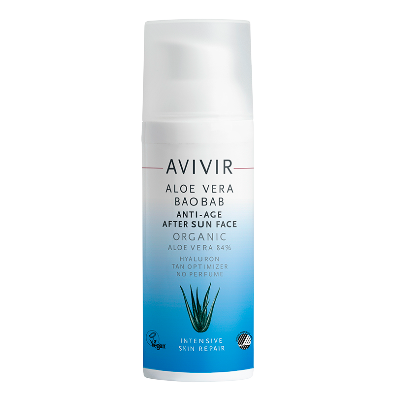 Avivir Aloe Vera Baobab Ansigtscreme 50 Ml - Aftersun