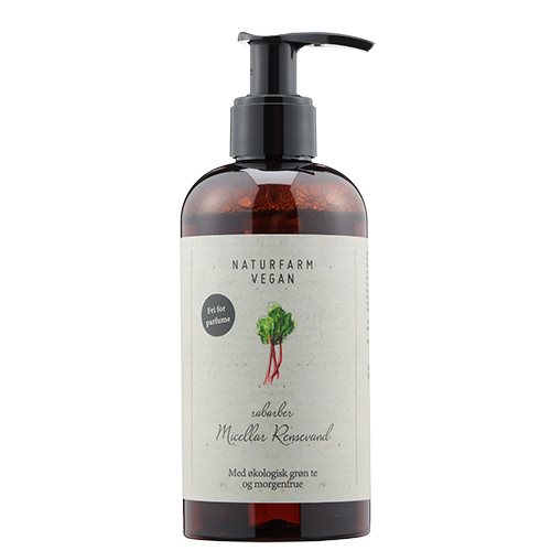 Micellar Rensevand med Rabarber - Skånsom Hudpleje