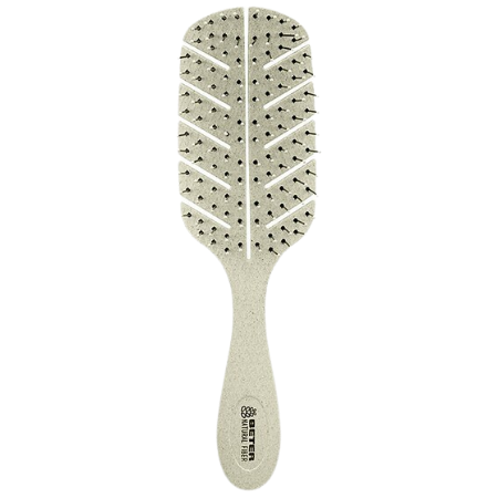 Beter Natural Fiber   Detangling Hårbørste Stor   Beigefarvet