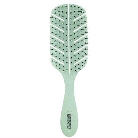 Beter Natural Fiber   Detangling Hårbørste Stor   Mintgrøn